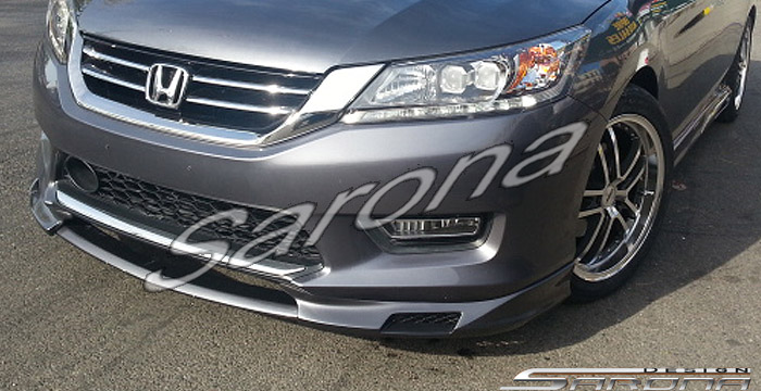Custom Honda Accord  Sedan Front Lip/Splitter (2013 - 2015) - $390.00 (Part #HD-009-FA)